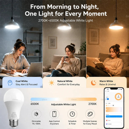 LED Bulb Cozy Life Dimmable RGB Light Smart Bulb - LED Bulb - ATcomm - Mad Fly Essentials