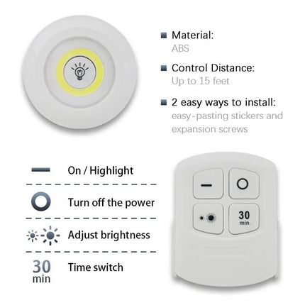LED Bulb Dimming Under Cabinet Bottom Light with Remote - LED Bulb - Moes - Mad Fly Essentials