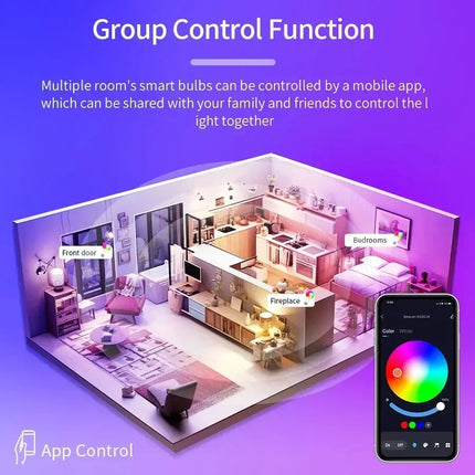 LED Bulb MOES Bluetooth E27 Dimmable Light Smart Bulb - LED Bulb - Moes - Mad Fly Essentials