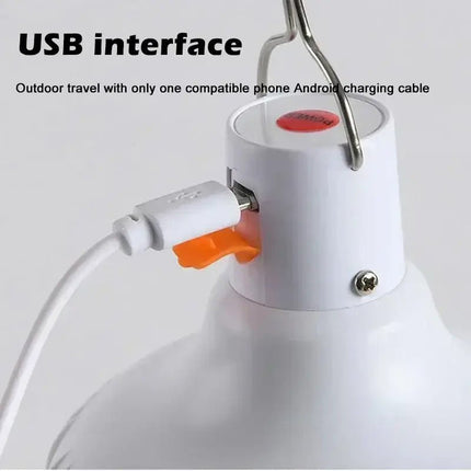 LED Bulb USB Rechargeable Solar 80 - 500W Camping Lantern - LED Bulb - Heinast - Mad Fly Essentials