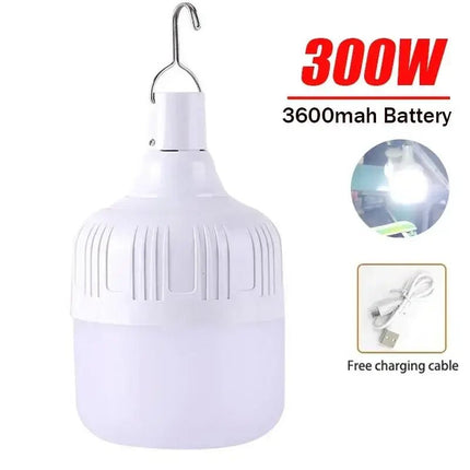 LED Bulb USB Rechargeable Solar 80 - 500W Camping Lantern - LED Bulb - Heinast - Mad Fly Essentials