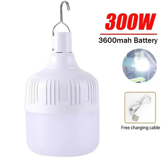 LED Bulb USB Rechargeable Solar 80 - 500W Camping Lantern - LED Bulb - Heinast - Mad Fly Essentials