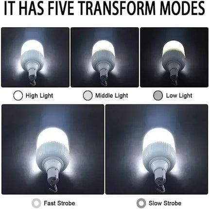 LED Bulb USB Rechargeable Solar 80 - 500W Camping Lantern - LED Bulb - Heinast - Mad Fly Essentials