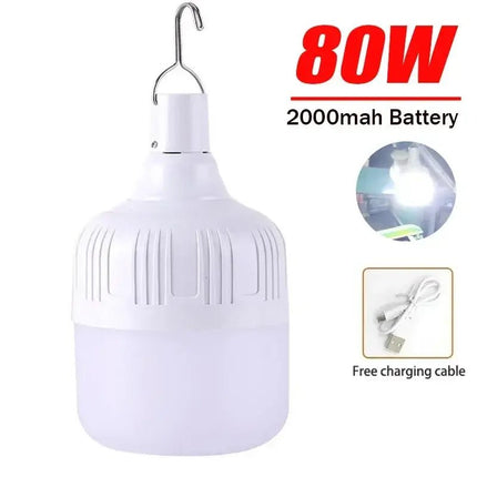 LED Bulb USB Rechargeable Solar 80 - 500W Camping Lantern - LED Bulb - Heinast - Mad Fly Essentials