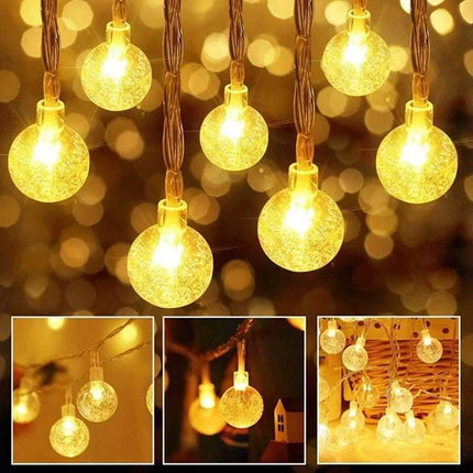 LED Crystal Ball Garland String Light Christmas Decor - Christmas Decor - CLODE - Mad Fly Essentials
