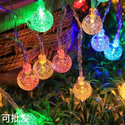 LED Crystal Ball Garland String Light Christmas Decor - Christmas Decor - CLODE - Mad Fly Essentials