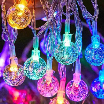 LED Crystal Ball Garland String Light Christmas Decor - Christmas Decor - CLODE - Mad Fly Essentials