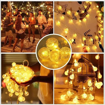 LED Crystal Ball Garland String Light Christmas Decor - Christmas Decor - CLODE - Mad Fly Essentials