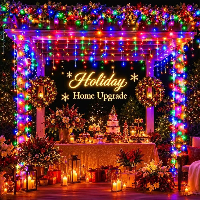 LED Fairy Light 3.5M-13M Solar Xmas Icicle Lights - LED Fairy Light - Topdii - Mad Fly Essentials
