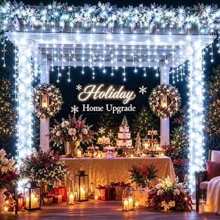 LED Fairy Light 3.5M-13M Solar Xmas Icicle Lights - LED Fairy Light - Topdii - Mad Fly Essentials