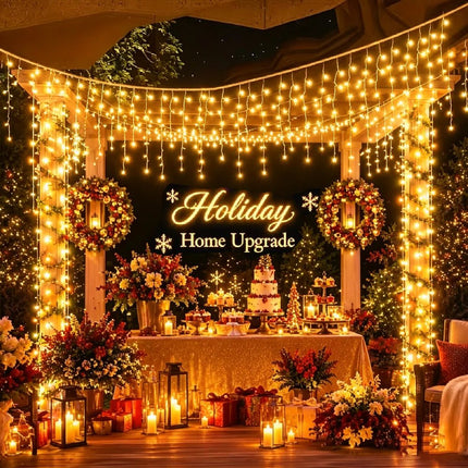 LED Fairy Light 3.5M-13M Solar Xmas Icicle Lights - LED Fairy Light - Topdii - Mad Fly Essentials
