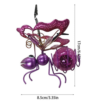 LED Fairy Light Solar Iron Bee Statue - LED Fairy Light - Solar Time - Mad Fly Essentials