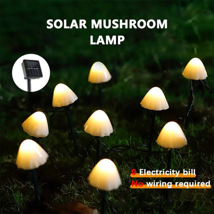 LED Fairy Light Solar Outdoor Garden Mushroom Light - LED Fairy Light - Kikielf - Mad Fly Essentials