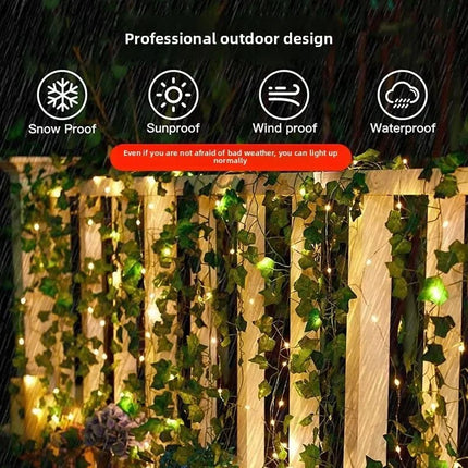 LED Fairy Light Solar Vine Ivy Outdoor Garden Lighting - LED Fairy Light - Welpur - Mad Fly Essentials