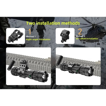 LED Flashlight 2200 Lumen USB Camping Flashlight - LED Flashlight - TrustFire - Mad Fly Essentials