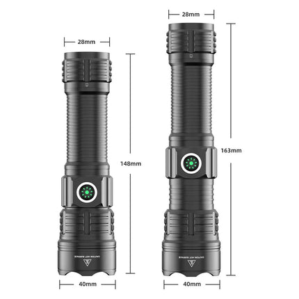 LED Flashlight 2200 Lumen USB Camping Flashlight - LED Flashlight - TrustFire - Mad Fly Essentials