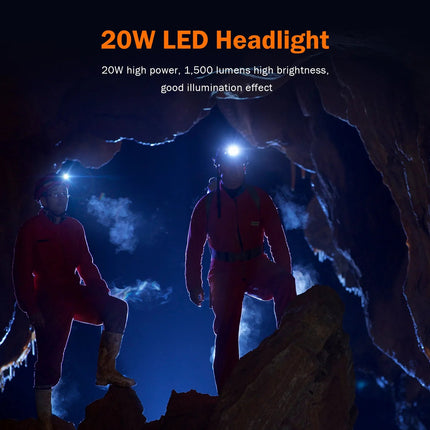 LED Flashlight Headlamp Superfire HL107 Rechargeable Camping Light LED Flashlight Superfire Mad Fly Essentials