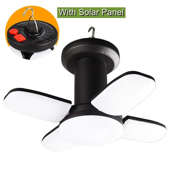 LED Flashlight Solar Camping Emergency USB Rechargeable Night Light - LED Flashlight - Vakind - Mad Fly Essentials