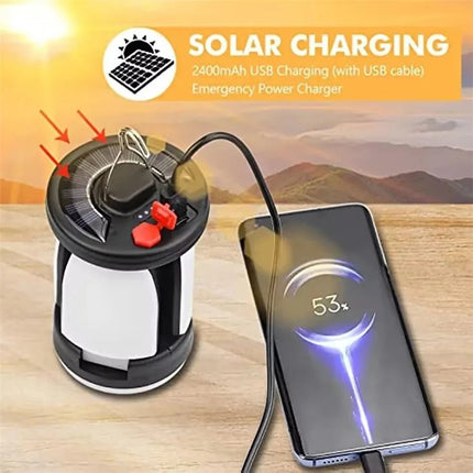LED Flashlight Solar Camping Emergency USB Rechargeable Night Light LED Flashlight Vakind Mad Fly Essentials