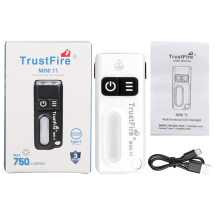 LED Flashlight Trustfire MIN11 750LM USB Rechargeable Spotlight - LED Flashlight - TrustFire - Mad Fly Essentials