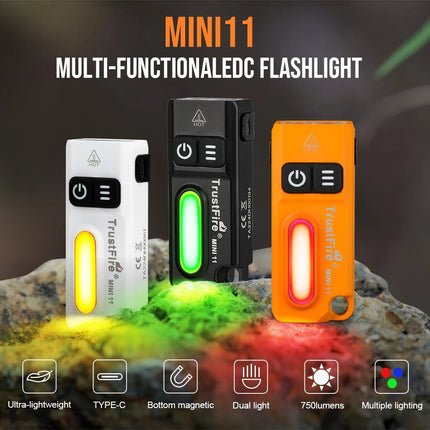 LED Flashlight Trustfire MIN11 750LM USB Rechargeable Spotlight - LED Flashlight - TrustFire - Mad Fly Essentials