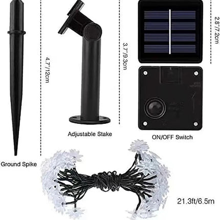 LED Garden Light Cherry Blossom Lotus Solar Lighting - LED Garden Light - Spazel - Mad Fly Essentials