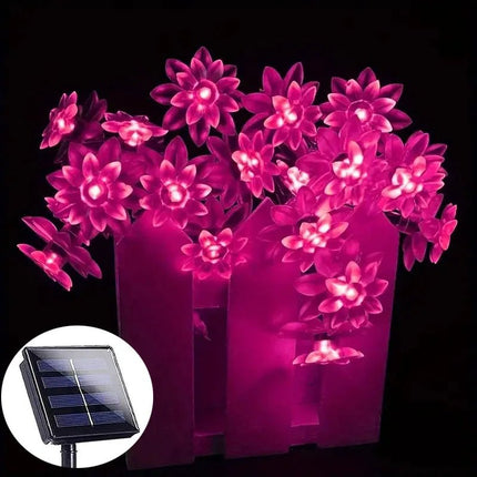 LED Garden Light Cherry Blossom Lotus Solar Lighting - LED Garden Light - Spazel - Mad Fly Essentials