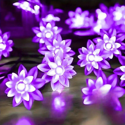 LED Garden Light Cherry Blossom Lotus Solar Lighting - LED Garden Light - Spazel - Mad Fly Essentials