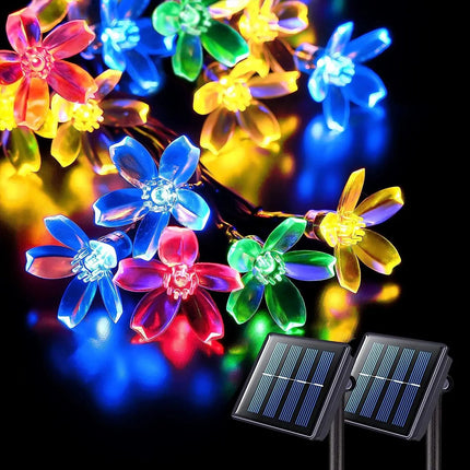 LED Garden Light Cherry Blossom Lotus Solar Lighting - LED Garden Light - Spazel - Mad Fly Essentials