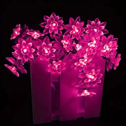 LED Garden Light Cherry Blossom Lotus Solar Lighting - LED Garden Light - Spazel - Mad Fly Essentials