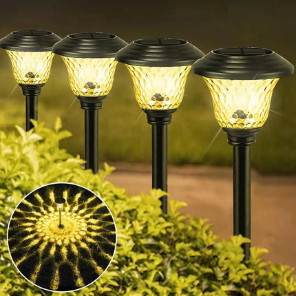 LED Garden Light Circle Shadow Solar Lawn Lamp - LED Garden Light - RXSFY - Mad Fly Essentials