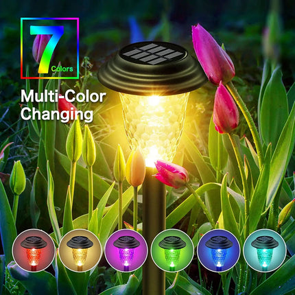 LED Garden Light Circle Shadow Solar Lawn Lamp - LED Garden Light - RXSFY - Mad Fly Essentials