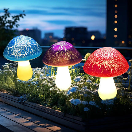 LED Garden Light Outdoor Mushroom Solar Lawn Lamp - LED Garden Light - GPED - Mad Fly Essentials