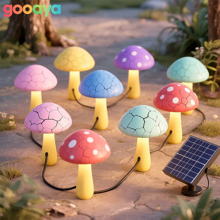 LED Garden Light Outdoor Mushroom Solar Lawn Lamp - LED Garden Light - GPED - Mad Fly Essentials