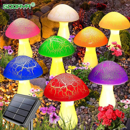 LED Garden Light Outdoor Mushroom Solar Lawn Lamp - LED Garden Light - GPED - Mad Fly Essentials