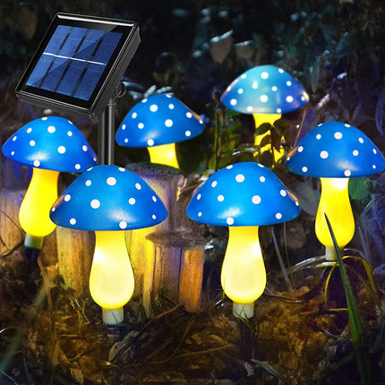 LED Garden Light RGB Solar Mushroom Stake Lights - LED Garden Light - Vecli - Mad Fly Essentials