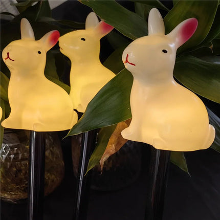 LED Garden Light Solar 5pk Bunny Lamp - LED Garden Light - ZODOLAMP - Mad Fly Essentials