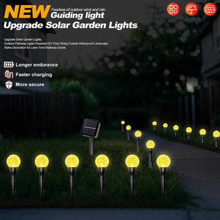 LED Garden Light Solar Bubble Ball Lawn Lamp - LED Garden Light - Wandering Tribe - Mad Fly Essentials