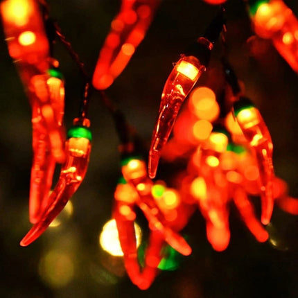 LED Garden Light Solar Chillies String Fairy Lights - LED Garden Light - RXUNS - Mad Fly Essentials
