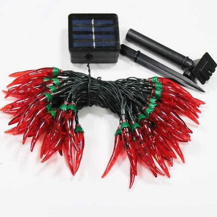 LED Garden Light Solar Chillies String Fairy Lights - LED Garden Light - RXUNS - Mad Fly Essentials