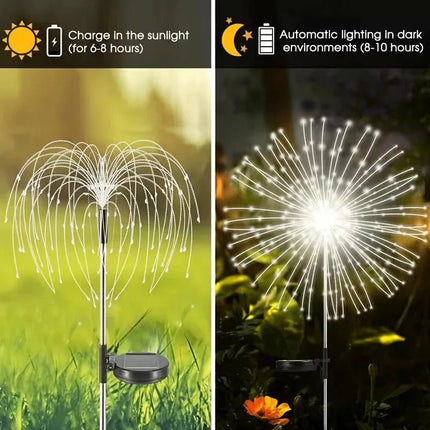 LED Garden Light Solar Dandelion Firework Sensing Lights - LED Garden Light - ZTree - Mad Fly Essentials