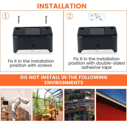 LED Garden Light Solar Deck Outdoor 4-16pc RGB Light - LED Garden Light - XGJY - Mad Fly Essentials