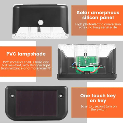 LED Garden Light Solar Deck Outdoor 4-16pc RGB Light - LED Garden Light - XGJY - Mad Fly Essentials