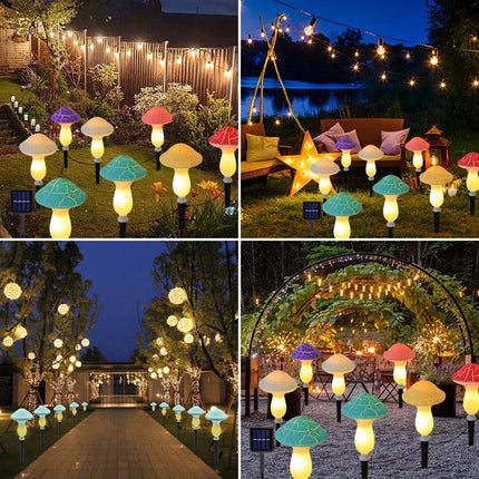 LED Garden Light Solar Mushroom Party Lighting - LED Garden Light - Nosinconn - Mad Fly Essentials
