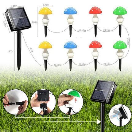 LED Garden Light Solar Mushroom Party Lighting - LED Garden Light - Nosinconn - Mad Fly Essentials