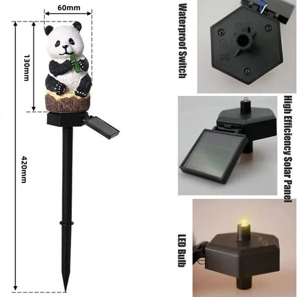 LED Garden Light Solar Panda Lawn Lamp - LED Garden Light - Tonoh - Mad Fly Essentials