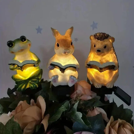 LED Garden Light Solar Resin Rabbit Hedgehog Lawn Lamp - LED Garden Light - Spazel - Mad Fly Essentials