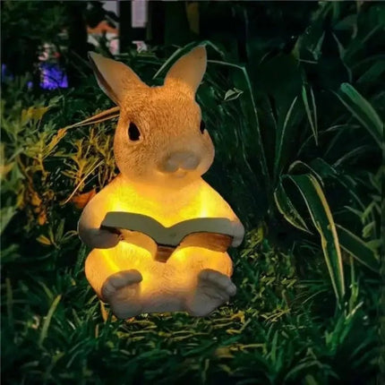 LED Garden Light Solar Resin Rabbit Hedgehog Lawn Lamp - LED Garden Light - Spazel - Mad Fly Essentials