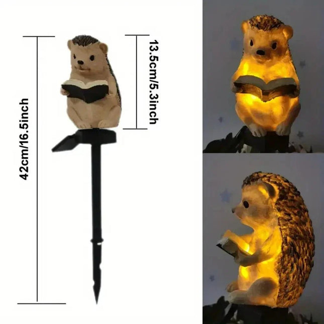 LED Garden Light Solar Resin Rabbit Hedgehog Lawn Lamp - LED Garden Light - Spazel - Mad Fly Essentials