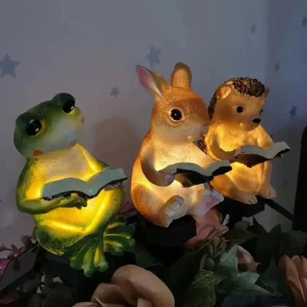 LED Garden Light Solar Resin Rabbit Hedgehog Lawn Lamp - LED Garden Light - Spazel - Mad Fly Essentials